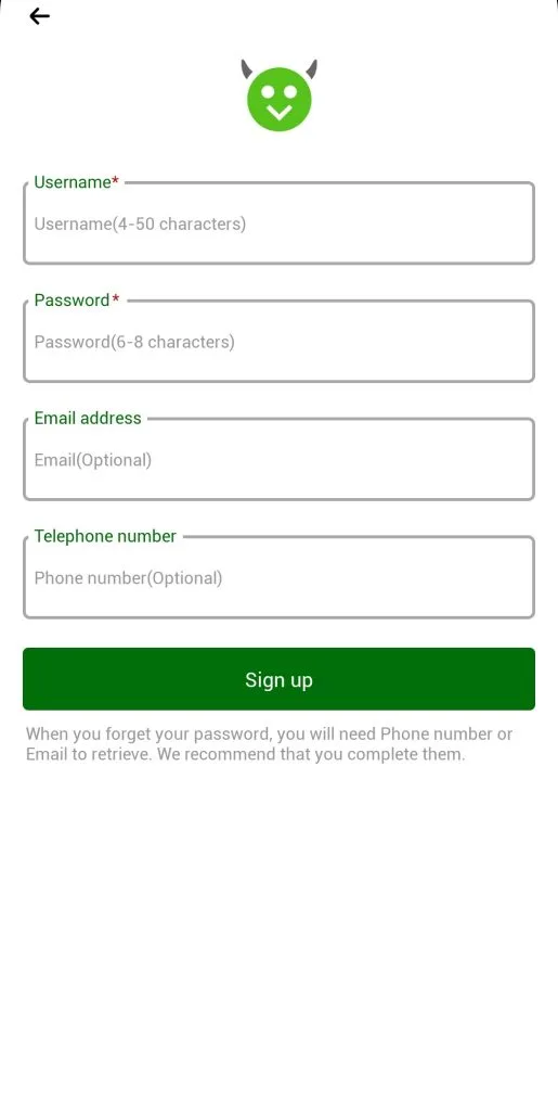 Create-account
